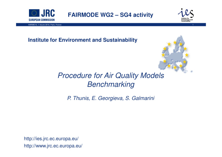 procedure for air quality models procedure for air