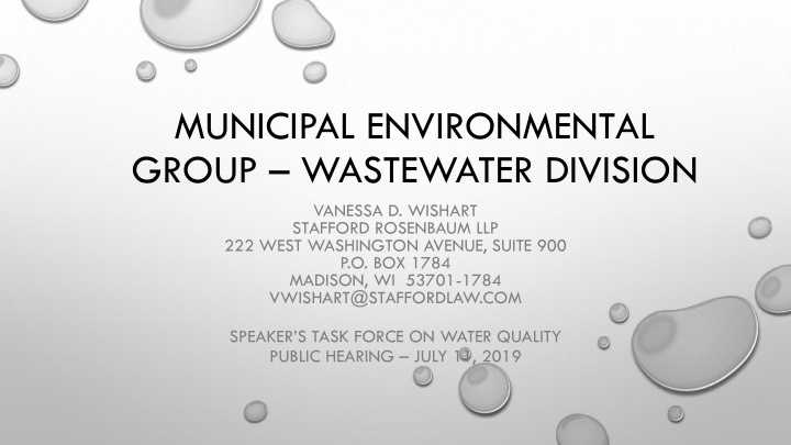 group wastewater division