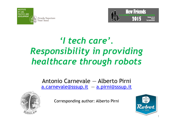 i tech care responsibility in providing healthcare