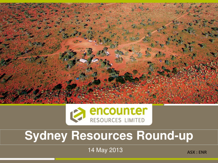 sydney resources round up