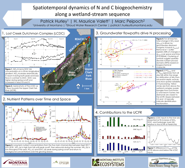 spatiotemporal dynamics of n and c biogeochemistry along