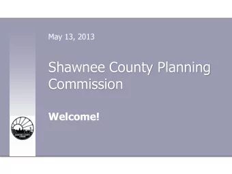 Commission Welcome!  Zoning and Subdivision Items  ACZR11/02  Special Event Amendment  May 13,