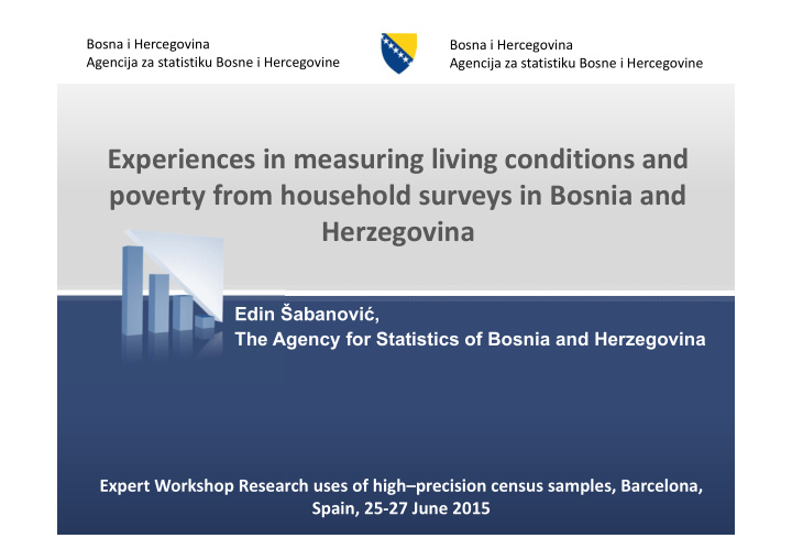 experiences in measuring living conditions and poverty
