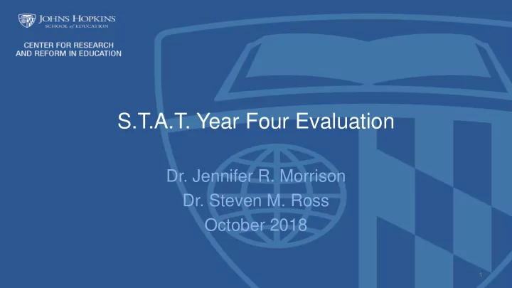 s t a t year four evaluation