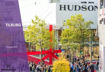 TILBURG  4 October 2017  CATCHMENT AREA  TILBURG  Catchment area of 293K  inhabitants: