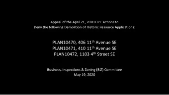 PLAN10470, 406 11 th Avenue SE PLAN10471, 410 11 th Avenue SE PLAN10472, 1103 4 th Street SE