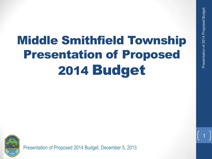 2014 budget