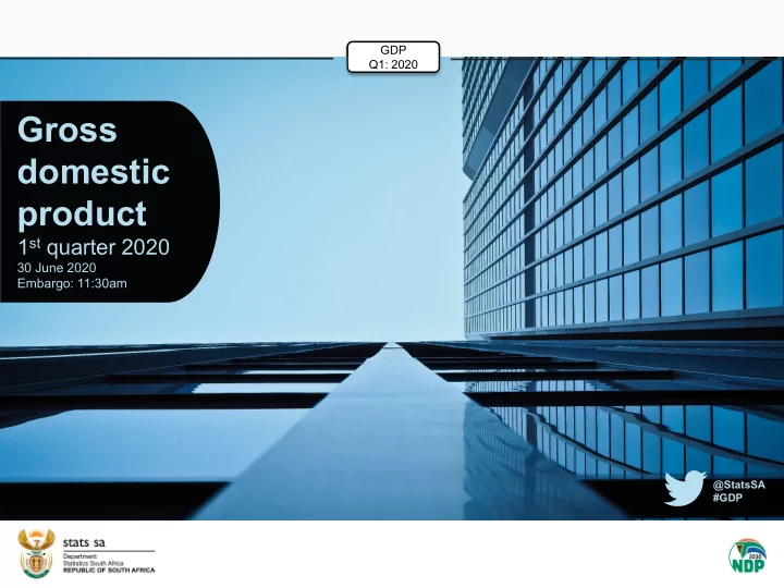 gross domestic product