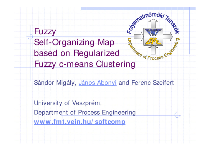 fuzzy self organizing map based on regularized fuzzy c