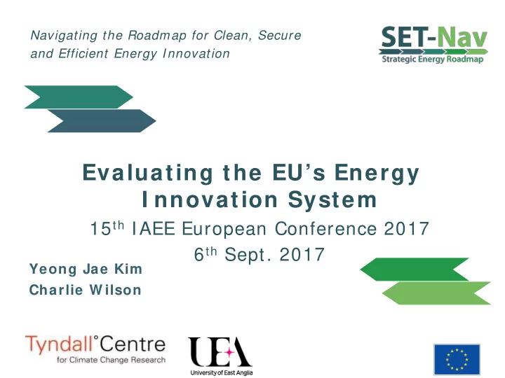 evaluating the eu s energy i nnovation system