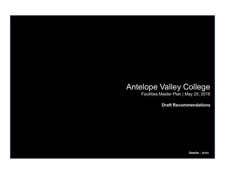 antelope valley college