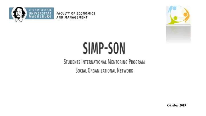oktober 2019 simp son