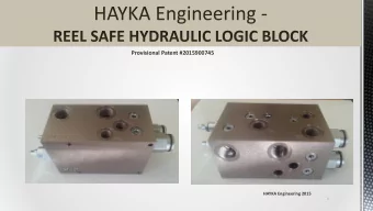 Provisional Patent #2015900745  HAYKA Engineering 2015  1  H&amp;E Engineering 2015  2  HAYKA