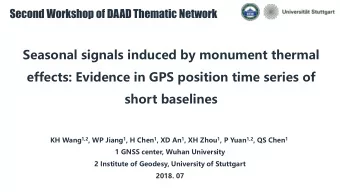Seasonal signals induced by monument thermal  effects: Evidence in GPS position time series of
