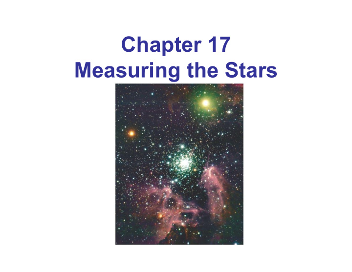 chapter 17 measuring the stars units of chapter 17