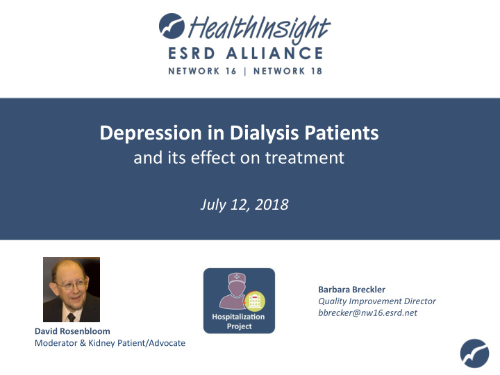 depression in dialysis patients