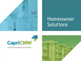 Homeowner  Solutions  Market Outlook  Reasons  Impact  Escalating  Reduced capacity  claims