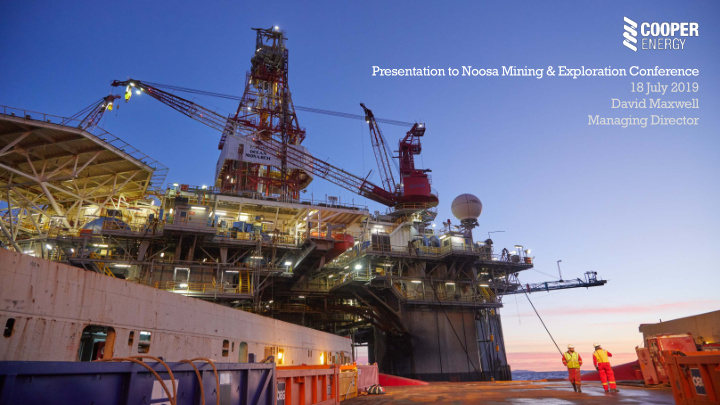 presentation to noosa mining exploration conference 18