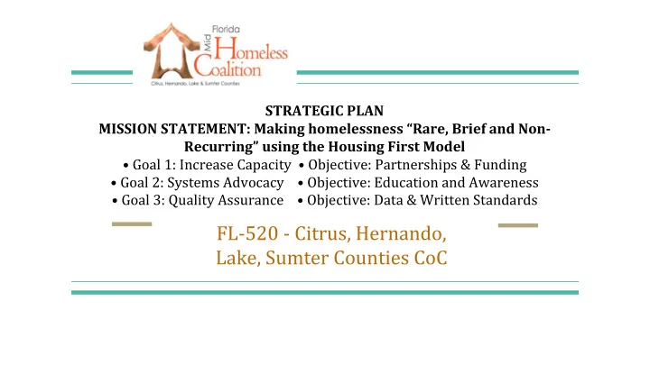fl 520 citrus hernando lake sumter counties coc mfhc