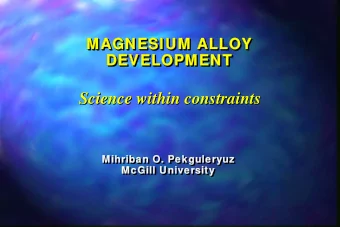 Science within constraints  Science within constraints  Mihriban  Mihriban O. Pekguleryuz  O.