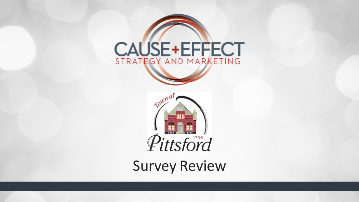 survey review survey development