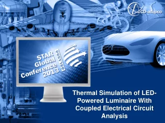 Analysis  Introductions  Pier Angelo Favarelo  Zumtobel  Ruben Bons  Director, Electronics  LED
