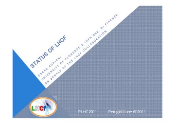 P  L  H  C  2  0  1  1  P  e  r  u  g  i  a  ,  J  u  n  e  6  ,  2  0  1  1  C  O  N  T  E  N  T