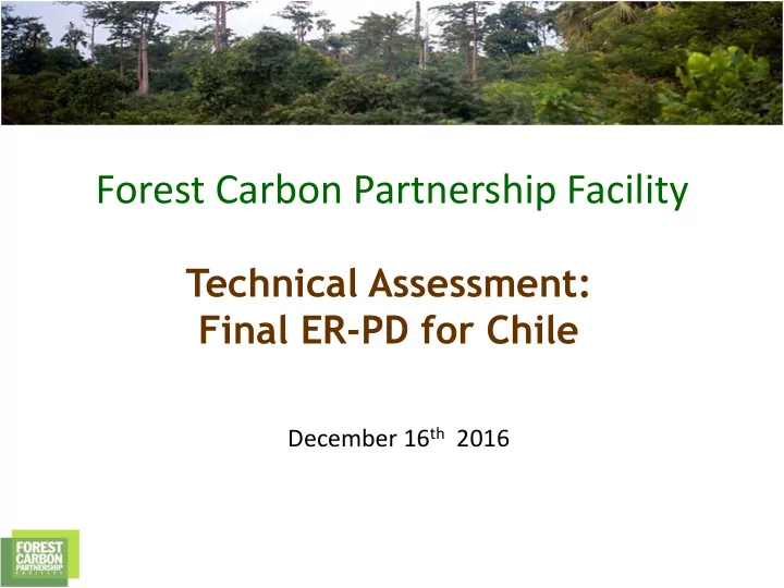 forest carbon partnership facility