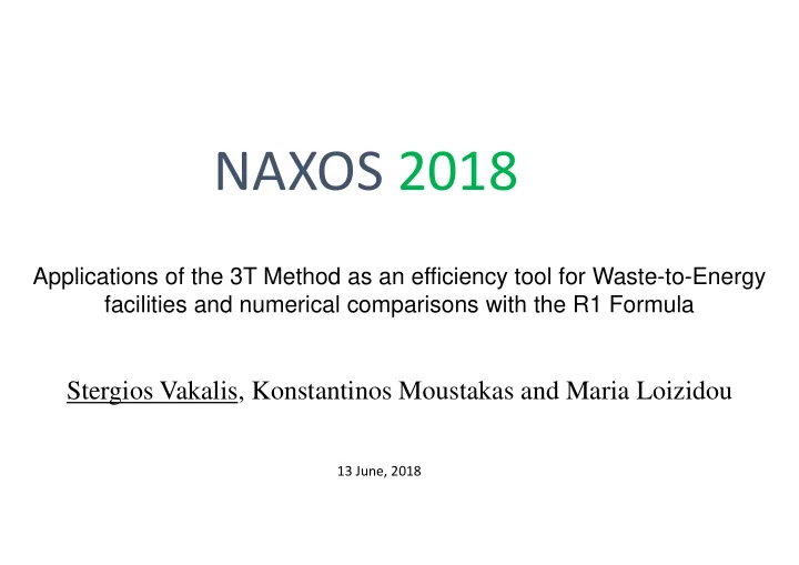 naxos 2018