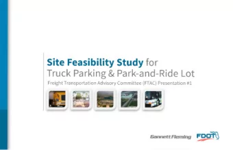 Truck Parking &amp; Park-and-Ride Lot Freight Transportation Advisory Committee (FTAC) Presentation