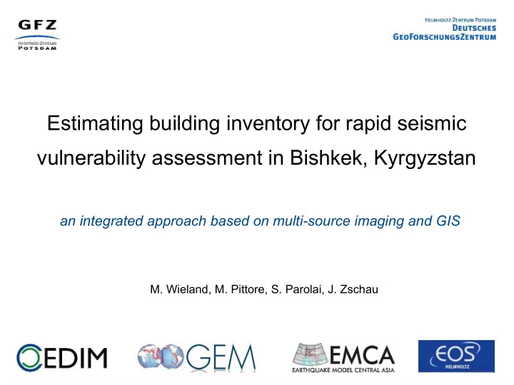 estimating building inventory for rapid seismic