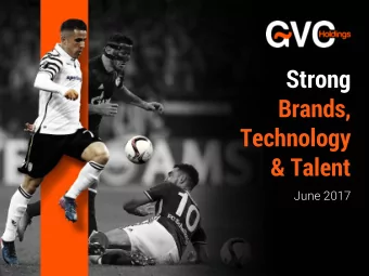 Brands,  Technology  &amp; Talent  June 2017  Dis  isclaimer  Cli  lick to  to edit  it  NOT FOR