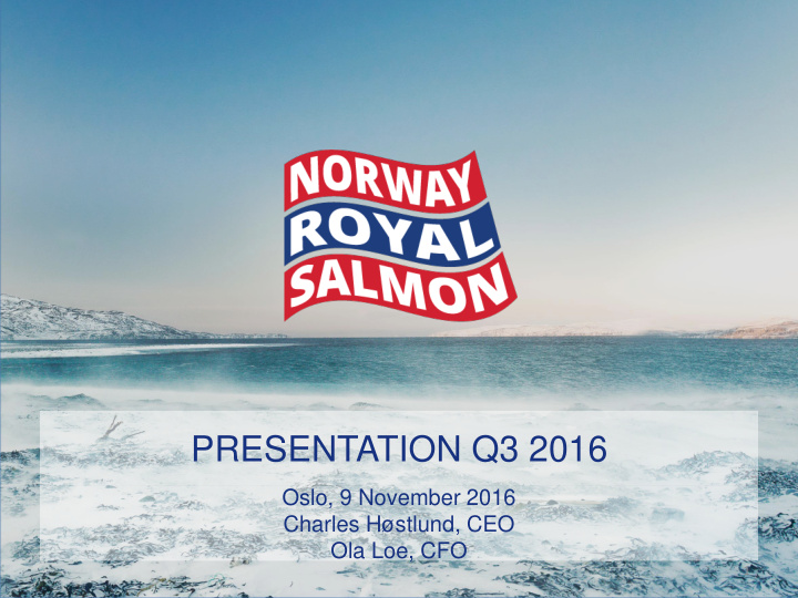 presentation q3 2016