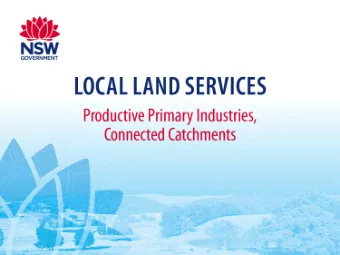 Principles of regional service delivery    The NSW Government believes:  in  localism