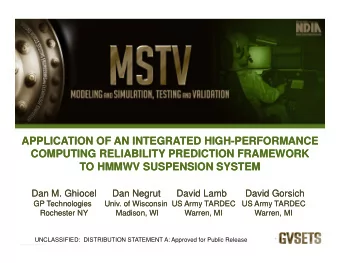 APPLICATION OF AN INTEGRATED HIGH-PERFORMANCE  APPLICATION OF AN INTEGRATED HIGH  PERFORMANCE