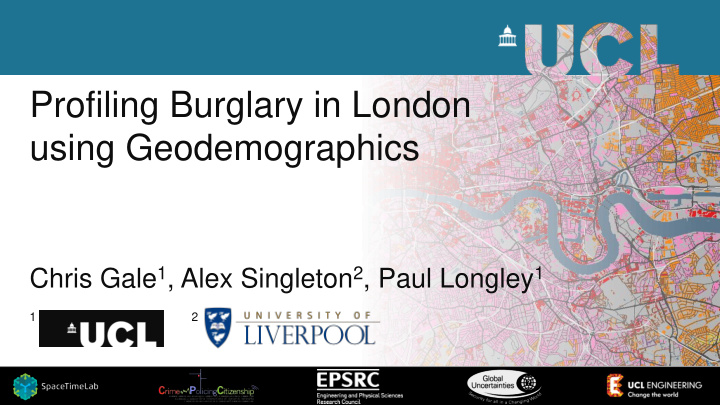 profiling burglary in london