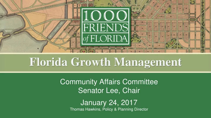 florida growth management