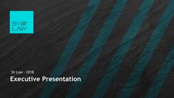 Executive Presentation Delivering Value ///  Challenging Assumptions  CAPITAL  CORPORATE  BANKING