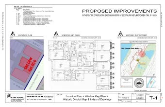 T-1  Date:  1  10/01/2018  02/04/2019  Historic District Map &amp; Index of Drawings  4C/D  262