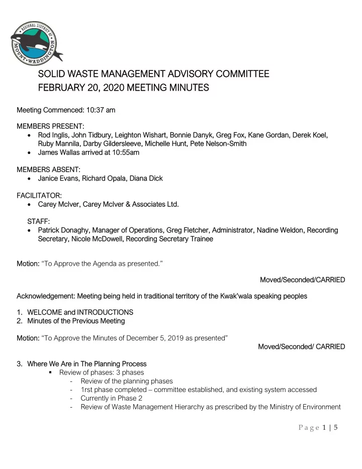 sol olid w waste m manag agement ad advisor ory c com