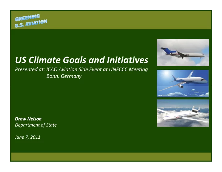 us climate goals and initiatives
