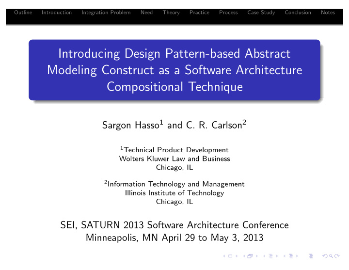 introducing design pattern based abstract modeling