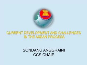 SONDANG ANGGRAINI  CCS CHAIR  AFAS    Singed in 1995    There are 3 main objectives