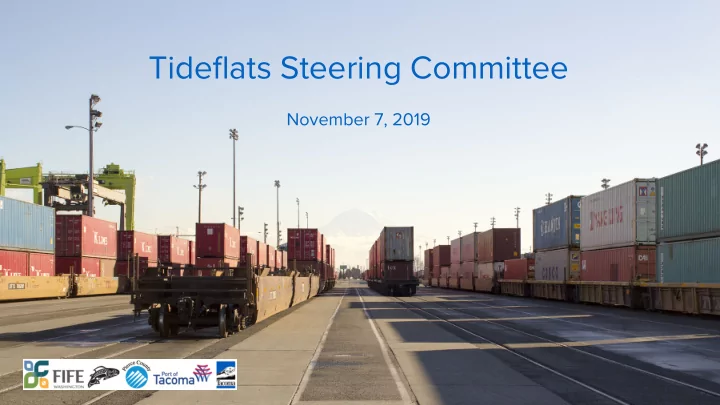 tideflats steering committee