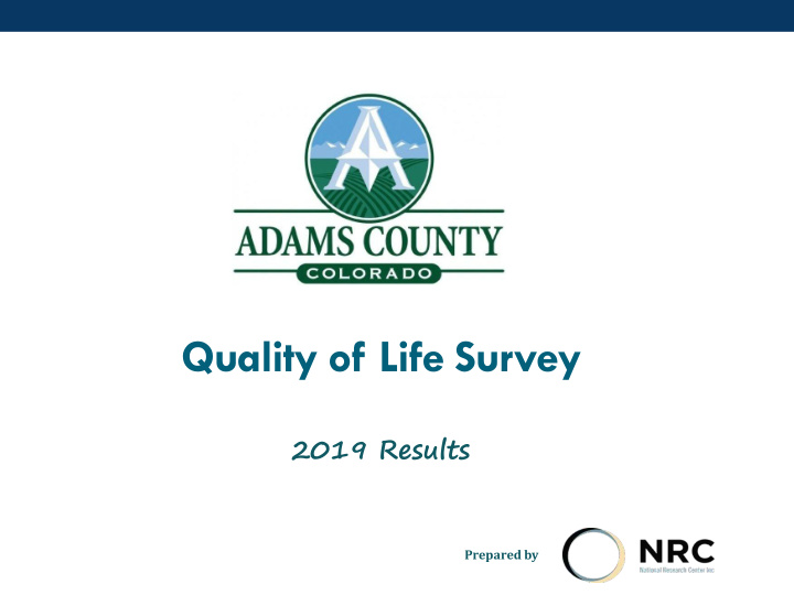 quality of life survey
