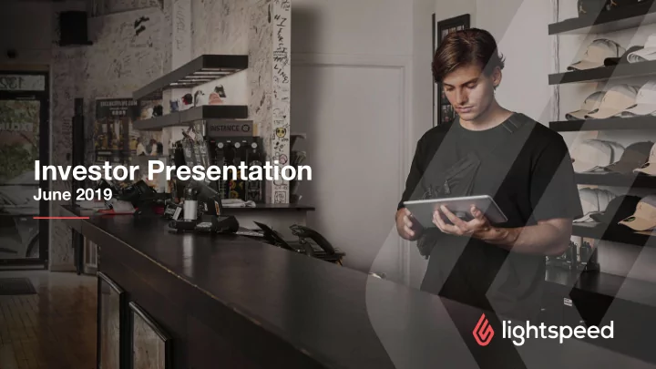 investor presentation