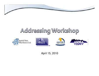 April 15, 2010  Alberta Mapping Data Model  Spatial Data Warehouse Ltd  Governance  Alberta
