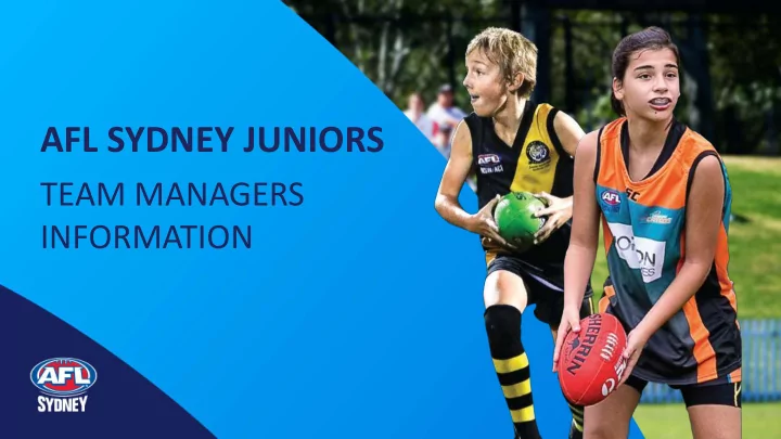 afl sydney juniors