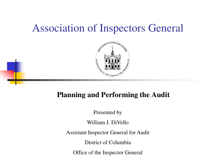 association of inspectors general