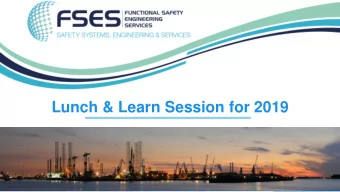 Lunch &amp; Learn Session for 2019  Introduction  Our Story  3  Our Story?  Functional Safety